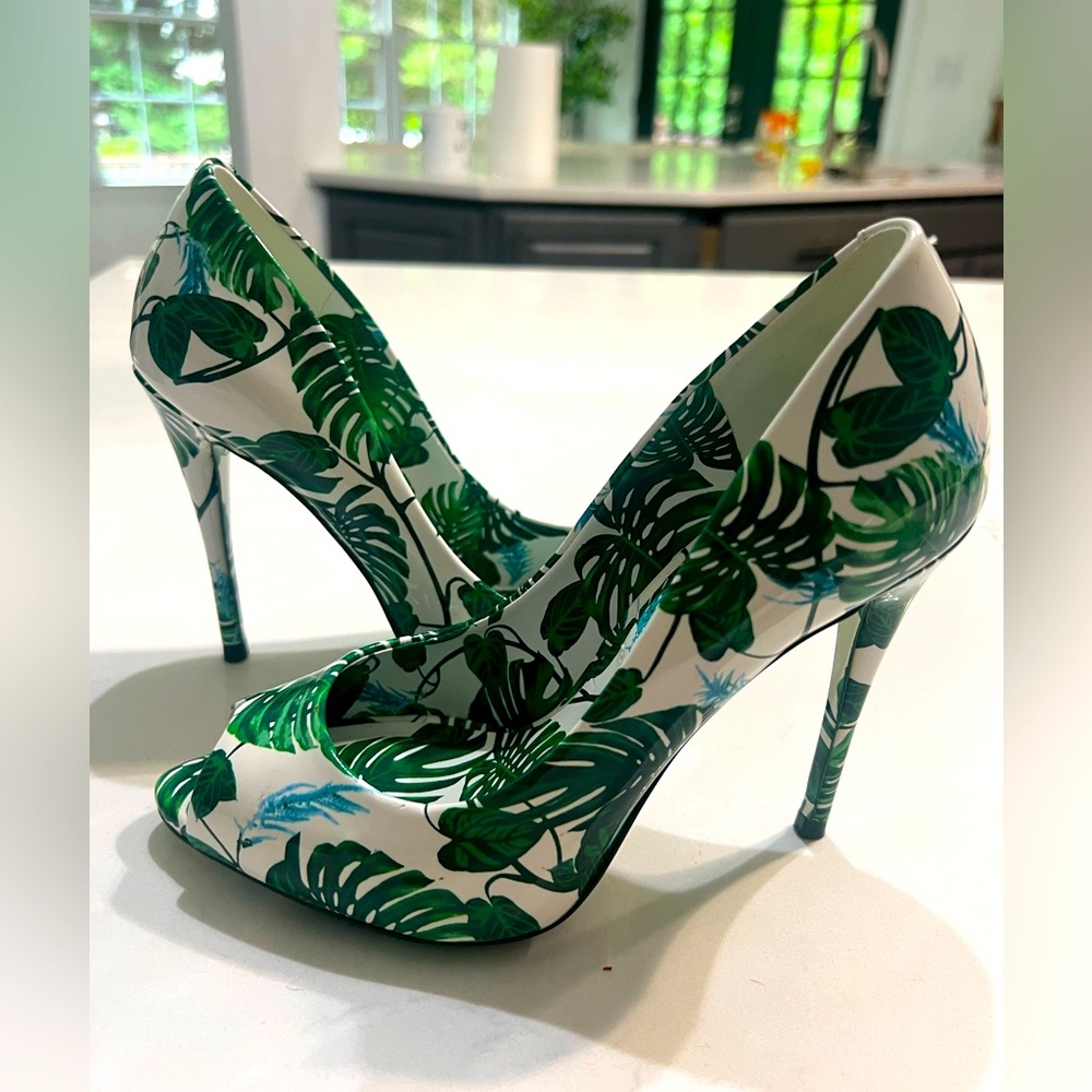 ALDO Palm Print Heels